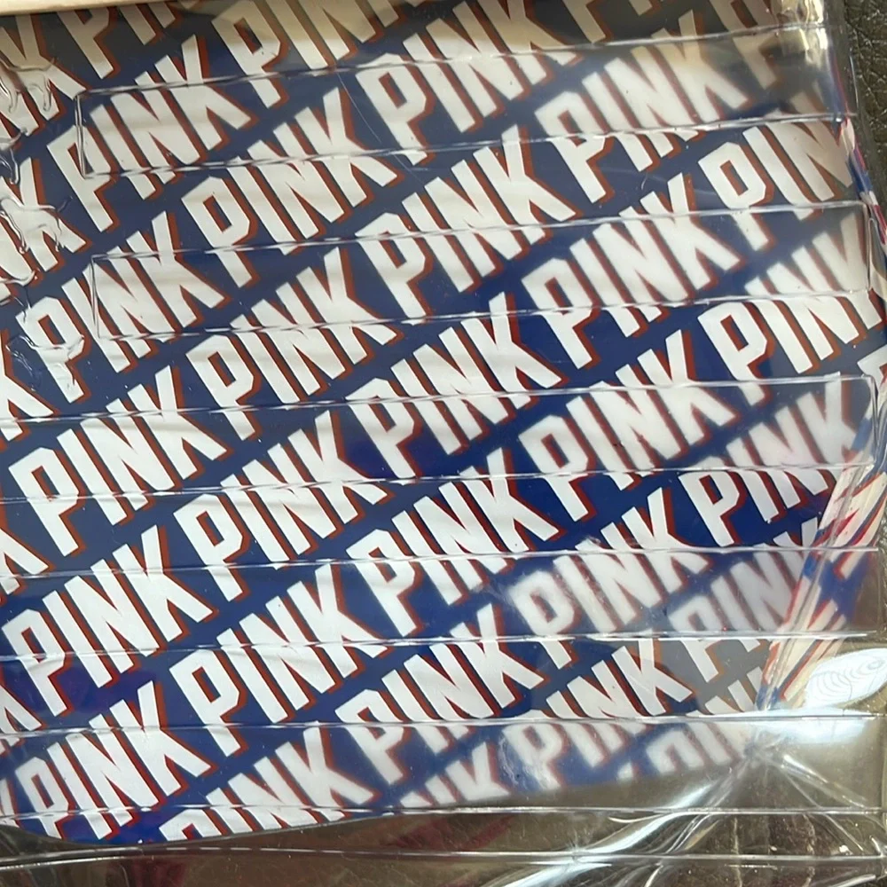 PINK Victoria's Secret Transparent Wristlet Bag